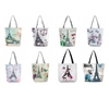 Custom Digital Printing Canvas Women Large Tourist Souvenir Handbag Las Vegas Beach Tote Bag