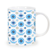 Wholesale Custom Print Tourist Souvenir Turkish Evil Eye Coffee Cups Ceramic Evil Eye Mug