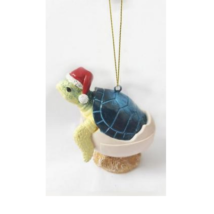 Wholesale Personalised Custom Resin Beach Sea Ornaments Christmas Tree Hanging