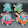 Custom Logo Florida Beach Souvenir Resin Turtle Water Globe Turtle Egg Snow Globe