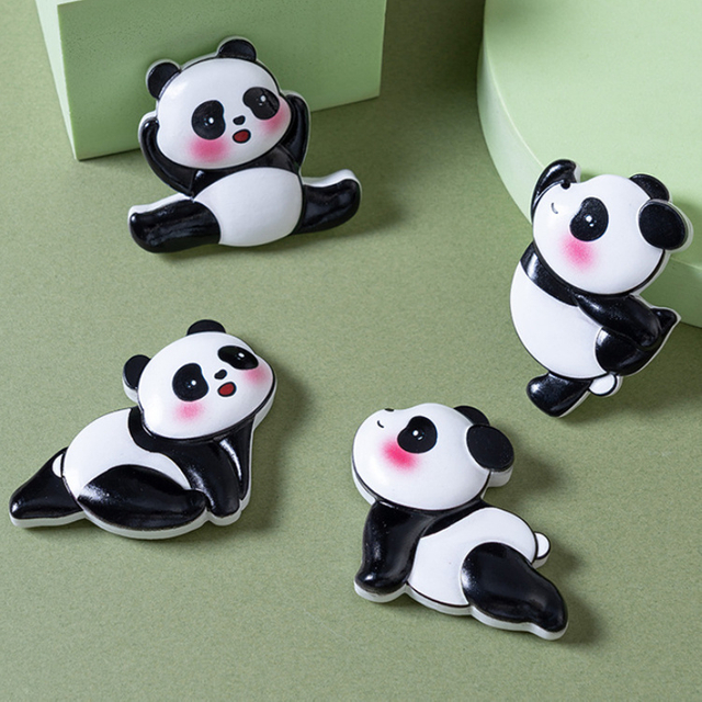 Custom Resin 3D Printing Animal Souvenir Cute Panda Fridge Magnet
