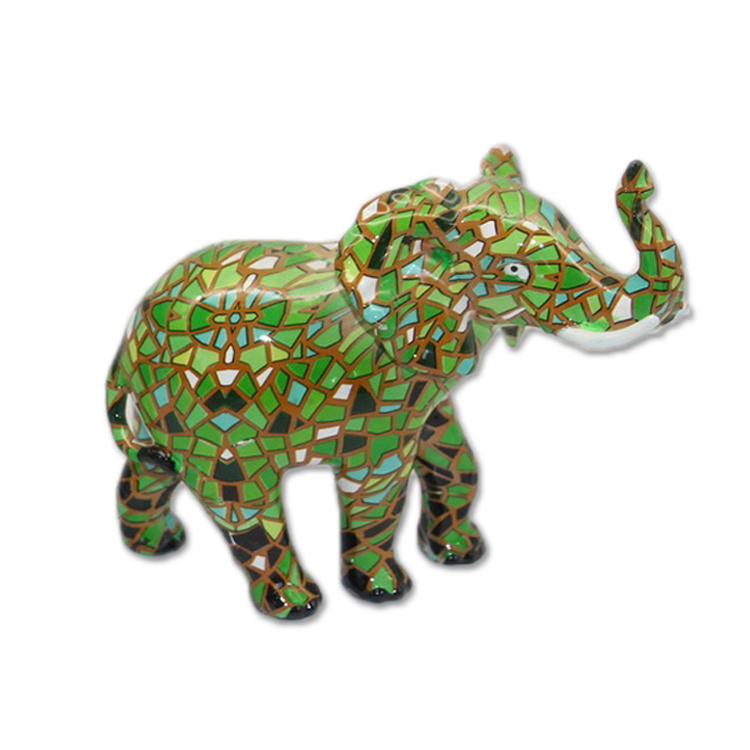 Wholesale Art Home Decor Polyresin Animal Statue Big Elephant Statue