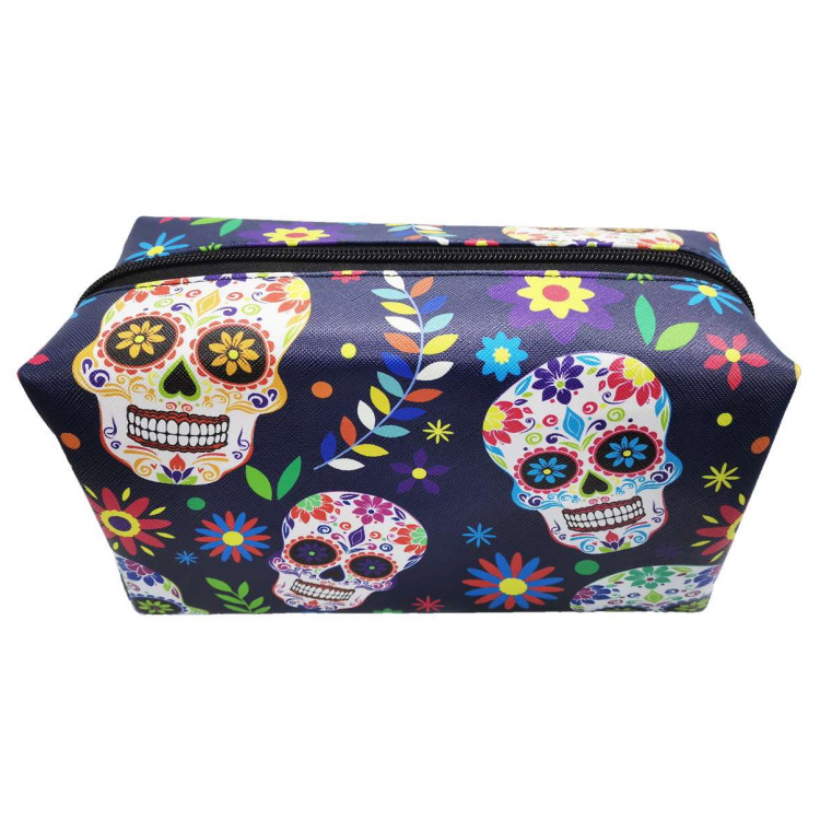 Customized Logo Printing Skull Tourist Souvenir Mexican Wallet Skull Mexican Purse