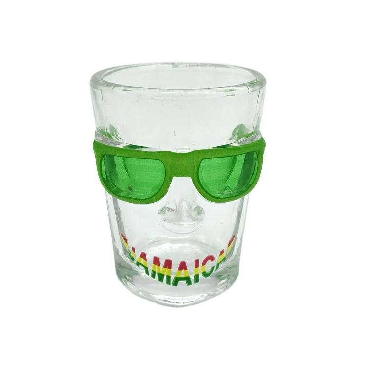 Custom Logo Wine Glass Cup Tourist Souvenir Novelty Funny Unique Face Shaped Shot Glass