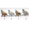 Home Decorative Resin Craft Elephant Statue Colorful Elephant Figurines