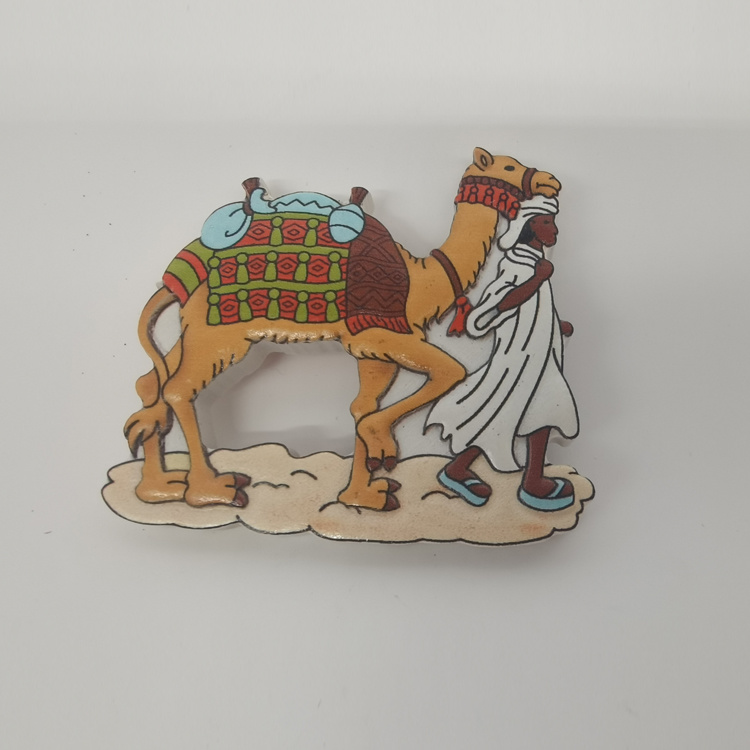 Resin Printed Dubai Arabia Tourist Souvenir Camel Fridge Magnet