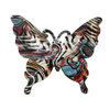 European Modern Art Home Decorative Wall Art Resin Colorful Butterfly Wall Decor