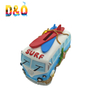 Customized Beach Bus Car Shape Resin Coin Bank for Kids