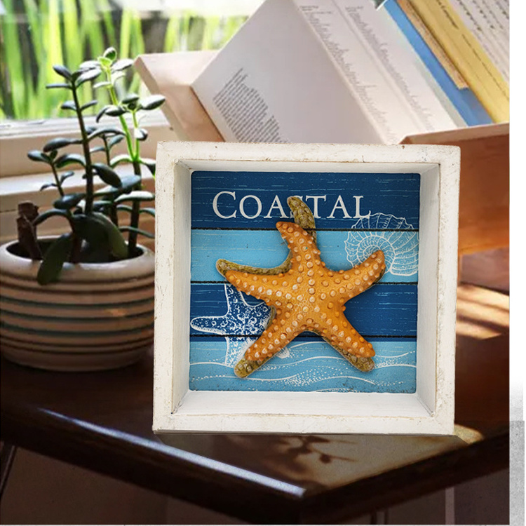 Nautical Craft Indoor Home Decor Wood Frame Hanging Wood Wall Decor