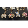 Luxury Crystal Women′s Bag Rhinestone Elephant Keychain for Promotion Gift