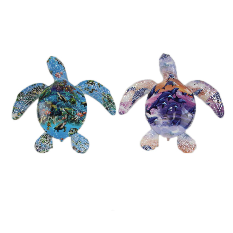 Custom Multicolor Beach Souvenir Home Decor Resin Sea Turtle Figurine