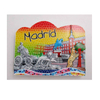 Custom Printing Spain Tourism Gift Resin Souvenir Magnet Madrid Souvenir Fridge Magnet