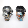 Wholesale Custom Decal Design Halloween Home Decoration Resin Skull Ashtray