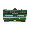 Antique Portugal Souvenir Gift Classic Resin Train Bus Car Statue for Desktop Decoration