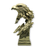 Home Decoration Golden Resin Animal Head Sculpture Lion Statue