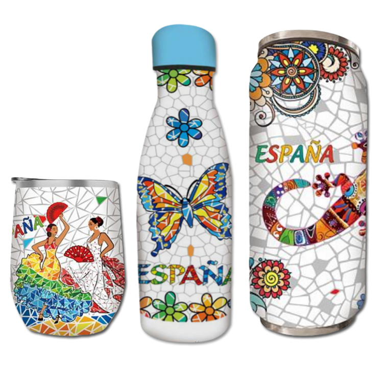 Custom Logo St. Patrick's Day Tourist Souvenir Gift Ireland Irish Stainless Steel Tumbler Drink Bottle Dublin Water Bottle