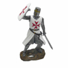Wholesale Custom Polyresin Craft Tourist Souvenir Crusader Knight Figurine Ornament Resin Crusader Statues