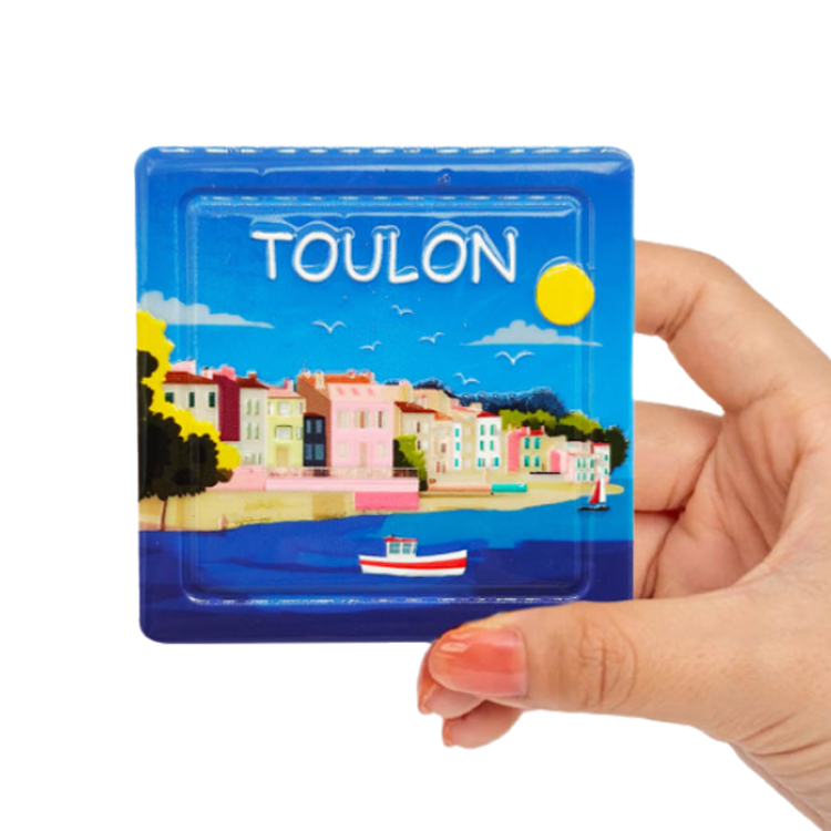 Factory Customized Logo Printed Provence Cote D'Azur Marseille Nice Souvenir Toulon Fridge Magnet