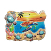 Customized Logo Resin Shell Sea Turtle Galapagos Islands Ecuador Souvenir Fridge Magnet