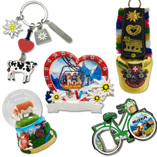 Customized Logo Resin Mountain Dan Pezo Milan Italy Souvenir Dolomiti Cortina Souvenir Fridge Magnet