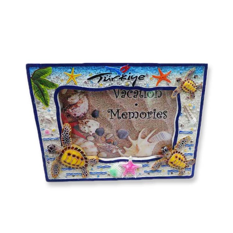 Custom 4X6 Jamaica Souvenir Resin Photo Frame for Home Decorative