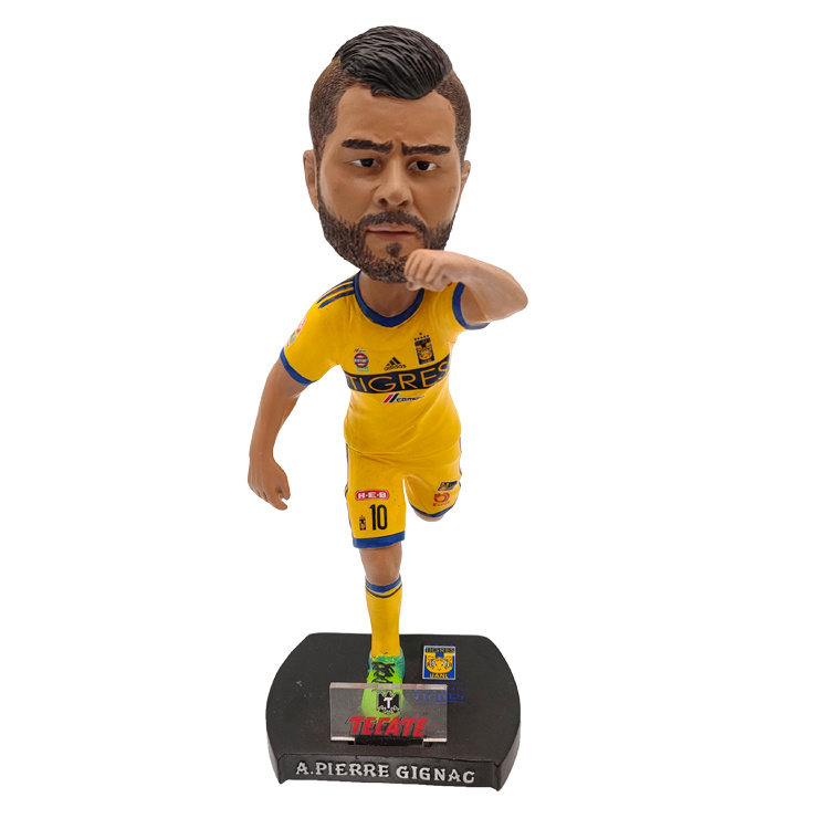 High Quality Custom Sportsman Resin Action Figure Football Bobble Head