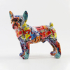 Nordic Home Decor Dog Statue French Bulldog Resin Art Sculpture