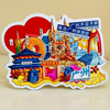 Custom Logo Tourist Souvenir 3D Embossed EVA Foam Fridge Magnet