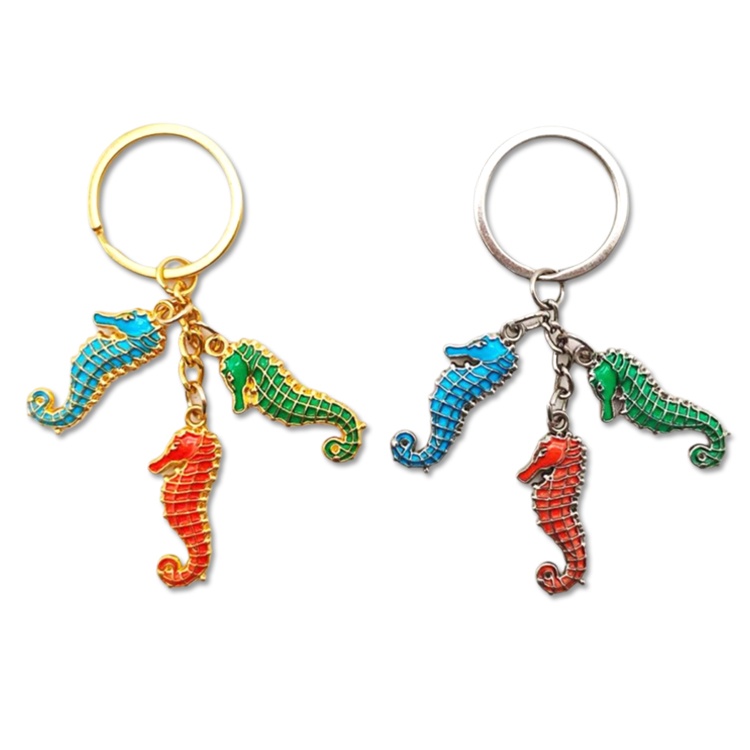 Custom Logo Metal Gold Beach Island Surfboard Palau Fiji Souvenir Keychain