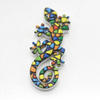 Custom Printing Spain Travel Souvenir Gift Polyresin Gecko Fridge Magnet Manufacturer