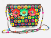 Dominican Jamaica Caribbean Vintage Women Handmade Beaded Coconut Shell Handbag