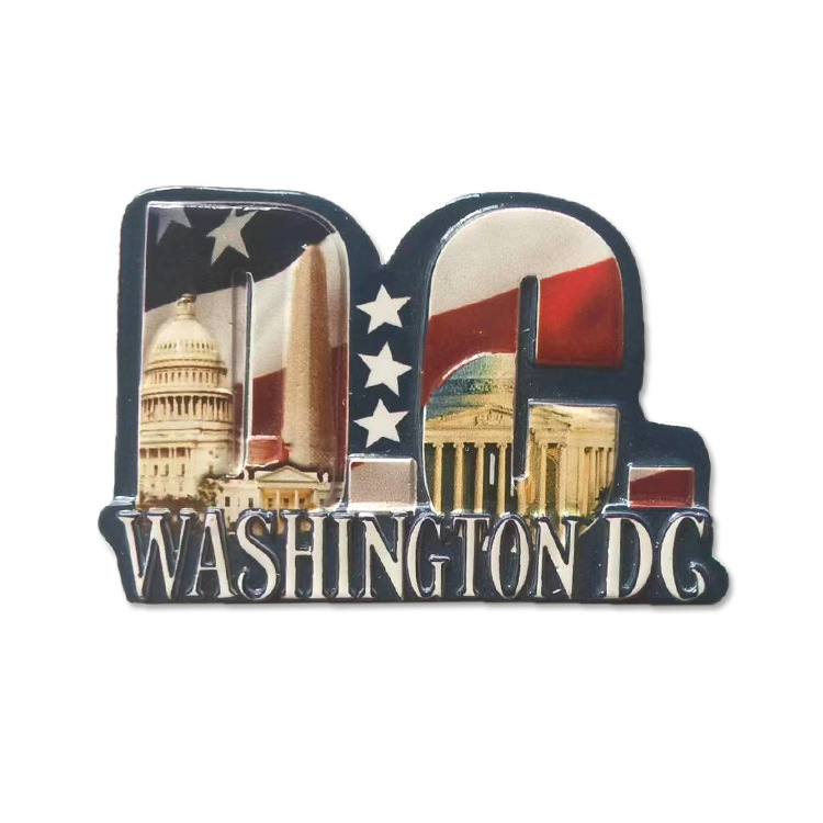 Custom Resin Printed City Souvenir Gift Georgia Atlanta Souvenirs Fridge Magnet