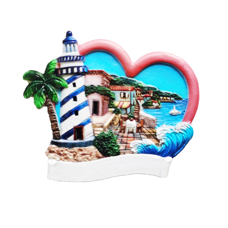 Custom 3D Printed Cyprus Croatia Tourist Souvenir Beach Fridge Magnet