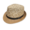 Fashion Summer Beach Casual Fedora Jazz Straw Hat for Men