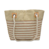 2023 Women Summer Sea Shell Straw Beach Bag Gold Tote Bag