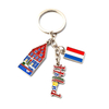 Factory Custom Wholesale Metal Amsterdam Souvenir Holland Keychain