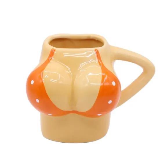 Ceramic Unique Human Body Shape Mug Sexy Girl Mug