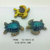 Factory Custom Resin Turtle Magnet Beach Tourism Souvenir 3D Polyresin Handmade Painting Fridge Magnet