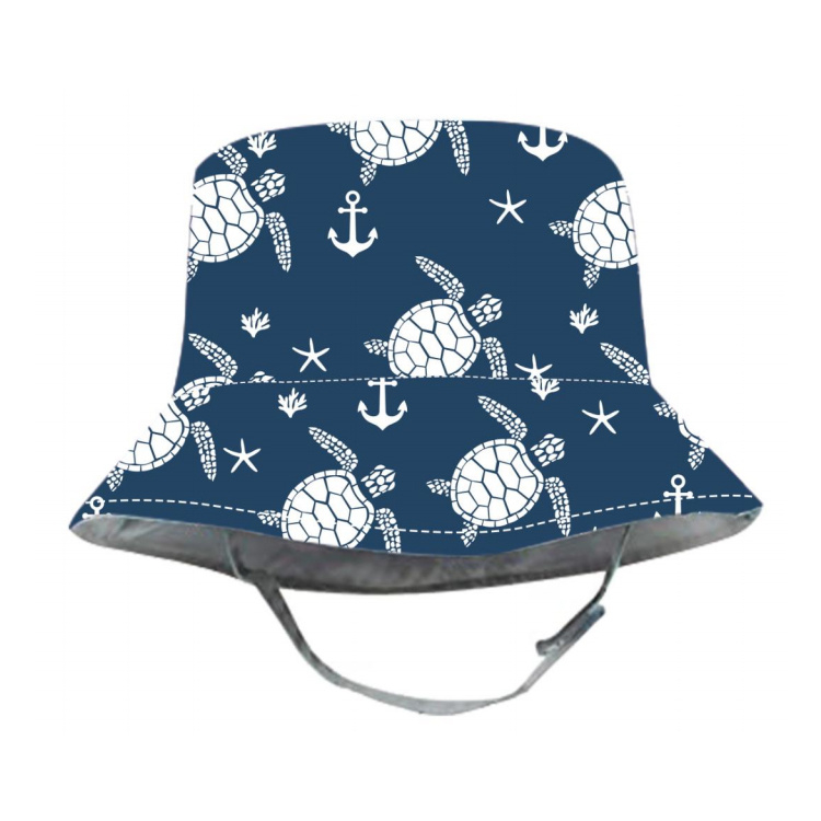 Custom Logo Print Cotton Cute Kids Bucket Hat Children Beach Hats