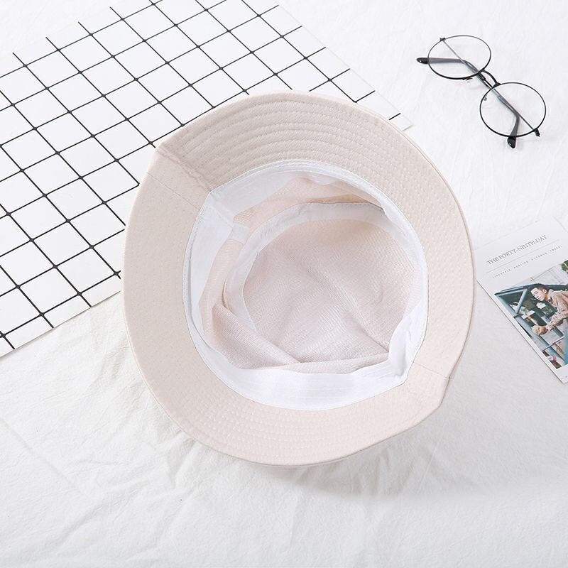 Wholesale Custom Logo Outdoor Plain Cotton Lady Women Pink Bucket Hat