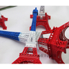 Wholesale Custom France Tourist Gift Metal Eiffel Tower Souvenirs Keychain