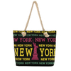 Custom Logo Canvas Paris City Name Printing Souvenir Bag