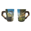 Wholesale Custom Tourist Souvenir Bear Cup Ceramic Drinking Coffee Black Bear Mug