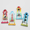 Custom Printing Epoxy Metal Souvenir Lighthouse Bottle Opener with Magnet