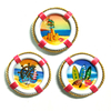 Customized UV Printing Nautical Souvenir Polyresin Lighthouse Fridge Magnets