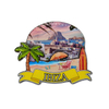 Manufacturer Customized Wood Beach Island Ibiza Souvenirs Fridge Magnet