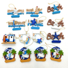 Factory Custom Personalized Souvenir Beach Xmas Ornament Decoration Resin Christmas Resin Statue