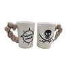 Wholesale Custom Creative Souvenir Gift Skeleton Skull Ceramic Mug