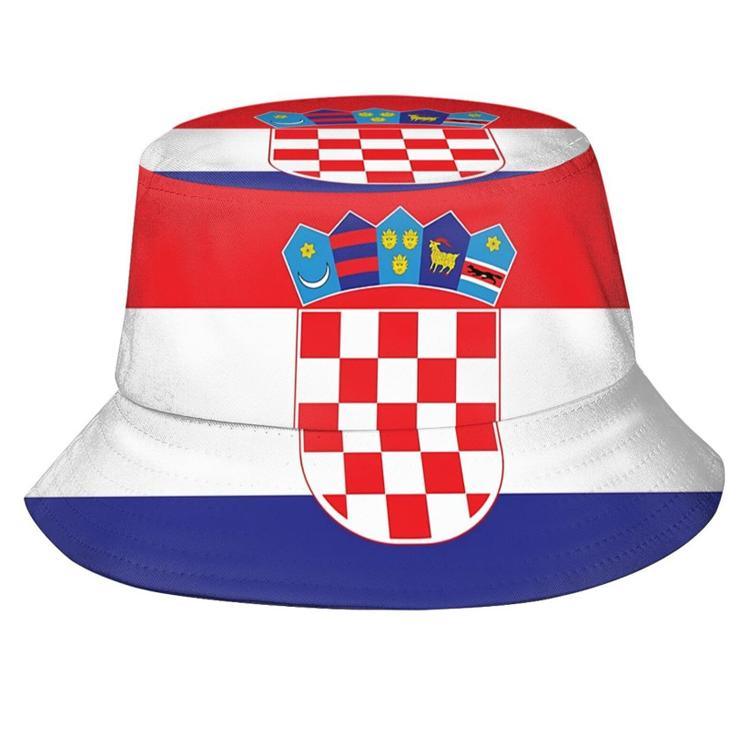 Custom Logo Print Double Sided Breathable Flag Tourist Souvenir London England Bucket Hats