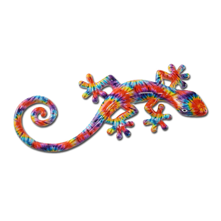 Wholesale Colorful Resin Wall Hanging Home Decorative Gecko Lizard Salamander Ornament